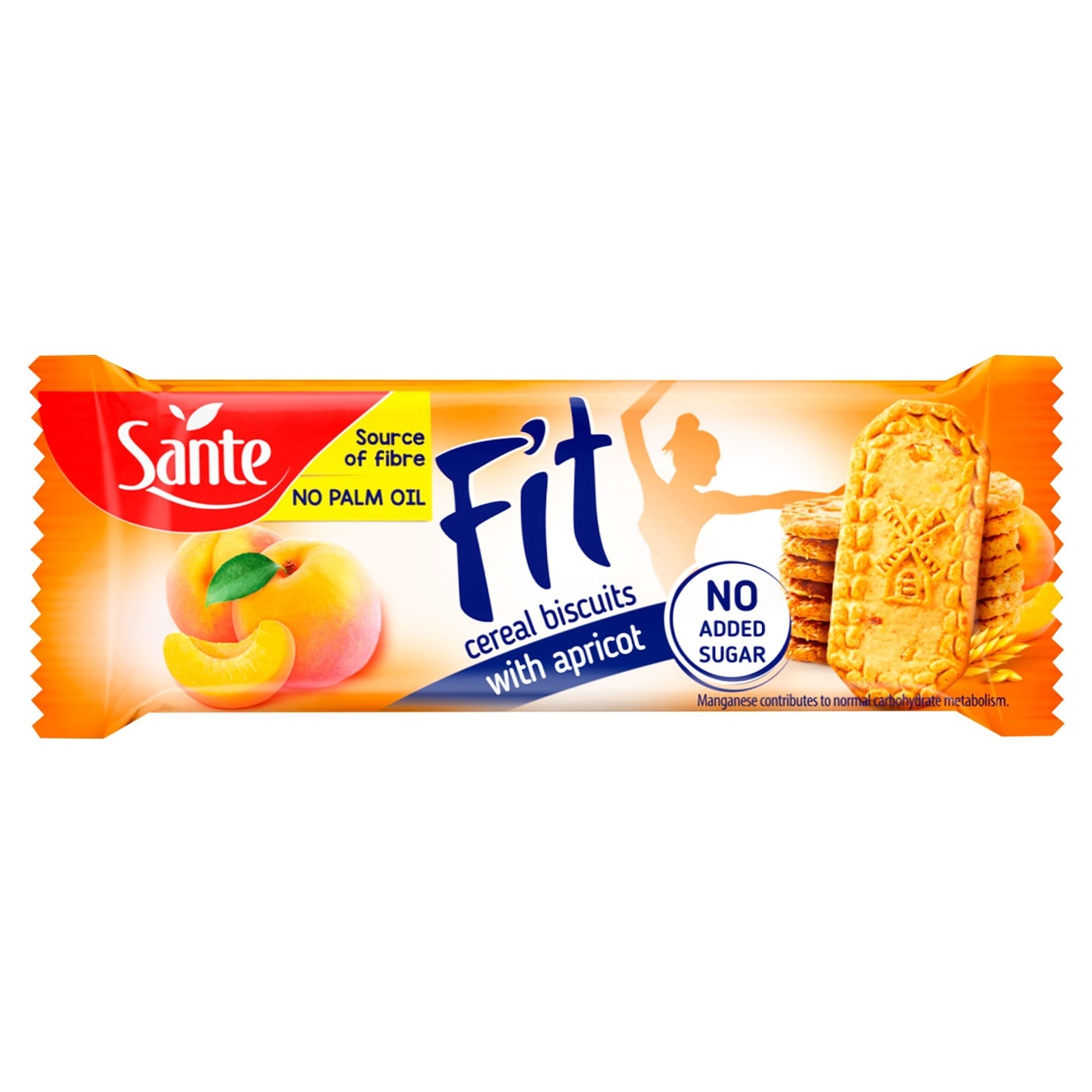 

Печенье Sante Fit зерновое с абрикосом 50г
