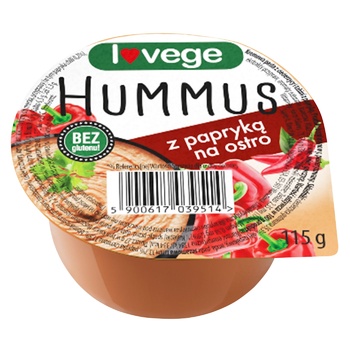 Sante Lovege Hummus with Hot Pepper 115g - buy, prices for EKO Market - photo 1