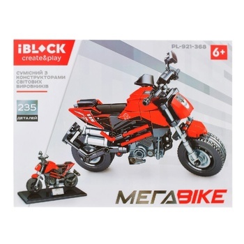 Iblock PL-921-368 Motorcycle Building Set - buy, prices for MegaMarket - photo 2