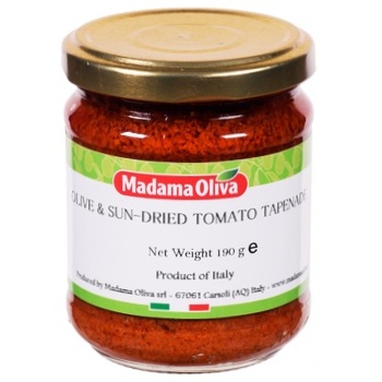 Madama Oliva Olives and Dried Tomatoes Tapenade 190g