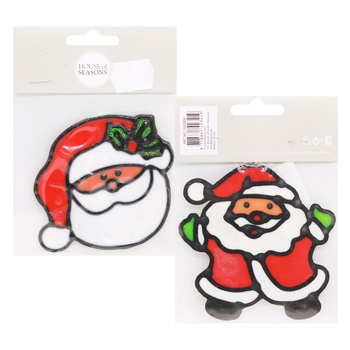 House of Seasons Santa New Year Sticker for Windows 10cm - buy, prices for MegaMarket - photo 1