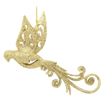 House of Seasons Golden Bird Decoration 9x2x16cm - buy, prices for MegaMarket - photo 1