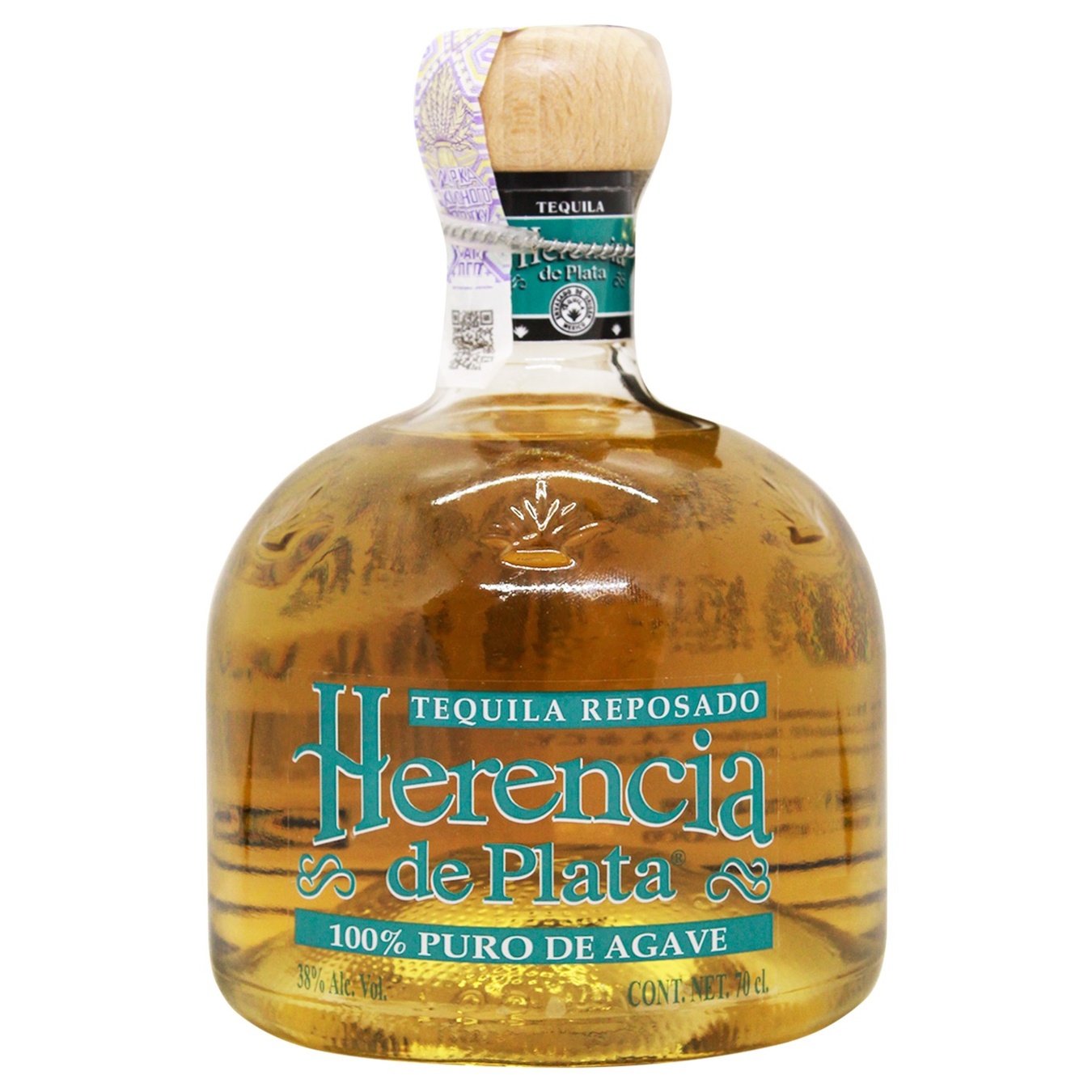 

Текила Herencia de Plata Reposado 38% 0,7л