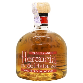 Текіла Herencia de Plata Anejo 38% 0,7л - купити, ціни на ULTRAMARKET - фото 1