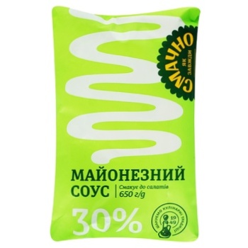 Майонезний соус Олком Смачно як завжди 30% 650г