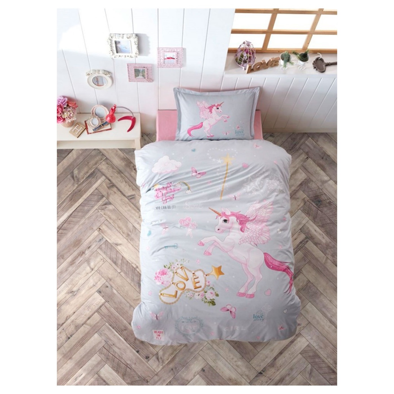 

Комплект постельного белья Aran Clasy Pegasus 160х220см