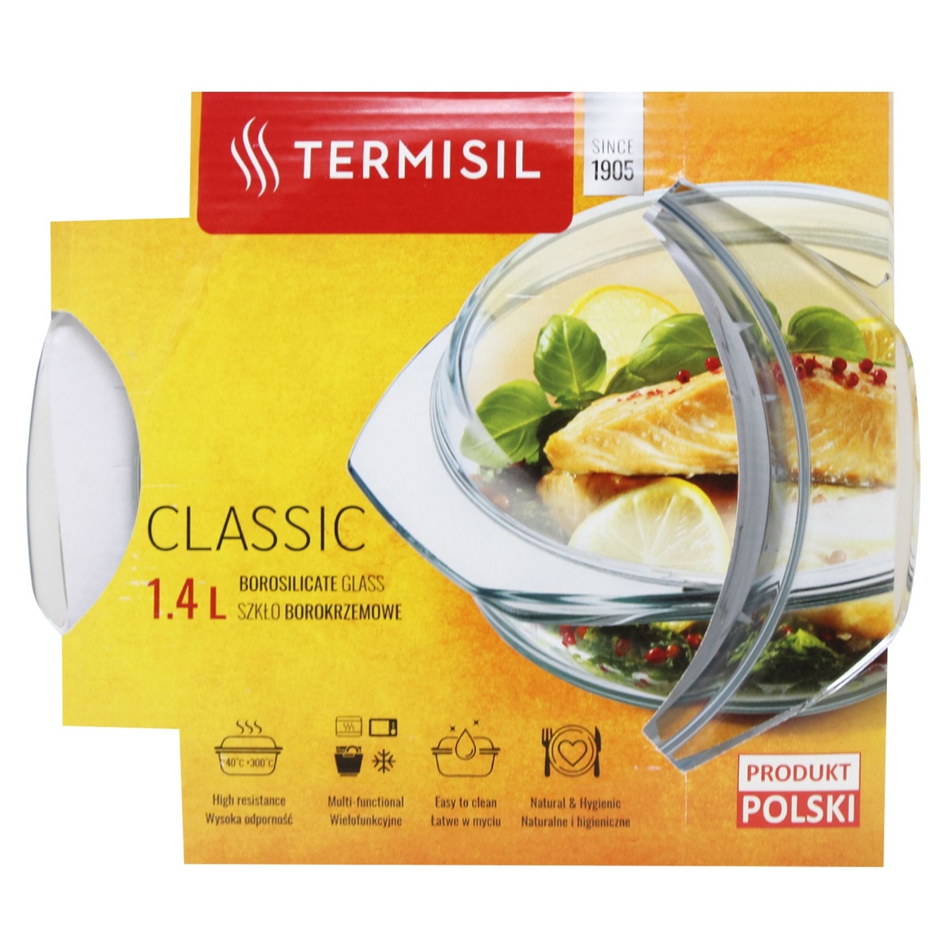 

Кастрюля Termisil круглая 1,4л