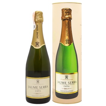 Вино игристое Jaume Serra Cava Brut белое брют 11,5% 0,75л - купить, цены на За Раз - фото 1