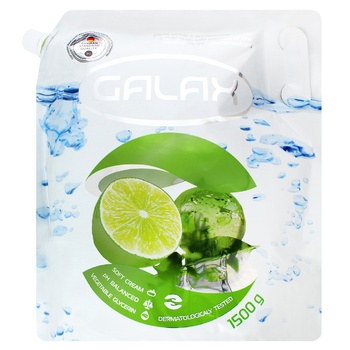 Galax Liquid Soap with Lime Extract 1.5kg - buy, prices for Ideal - photo 1