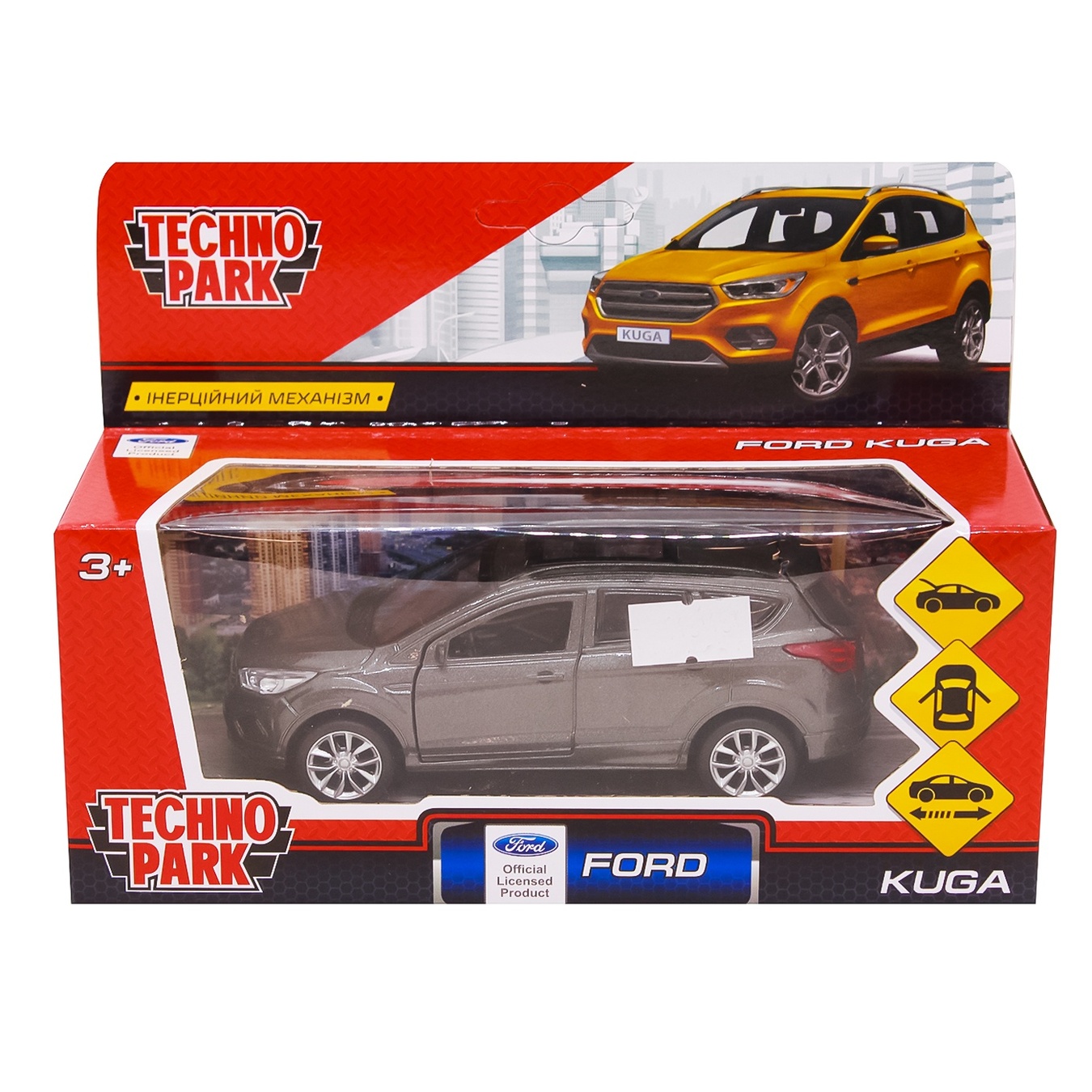 

Автомодель Techno Park Ford Kuga серый