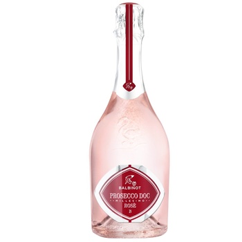 Вино игристое Balbinot Prosecco Doc Rose Brut 0,75л - купить, цены на Auchan - фото 1