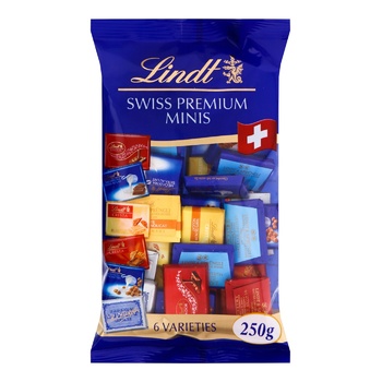Цукерки Lindt Swiss Premium Minis 250г - купити, ціни на - фото 1