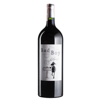 Bad Boy Red Dry Wine 14.5% 1.5l - buy, prices for - photo 1