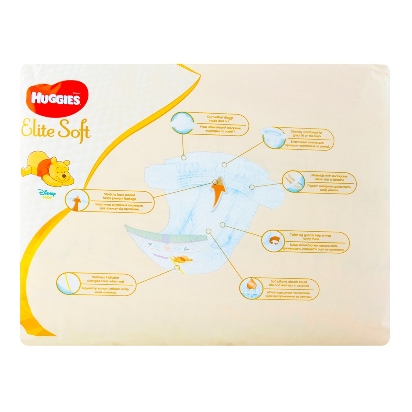 

Подгузник Huggies Elite Soft 1 3-5кг 25шт