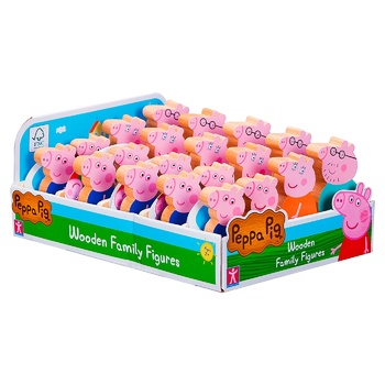 Игровой набор Peppa Wooden Семья Пепы - купить, цены на - фото 1