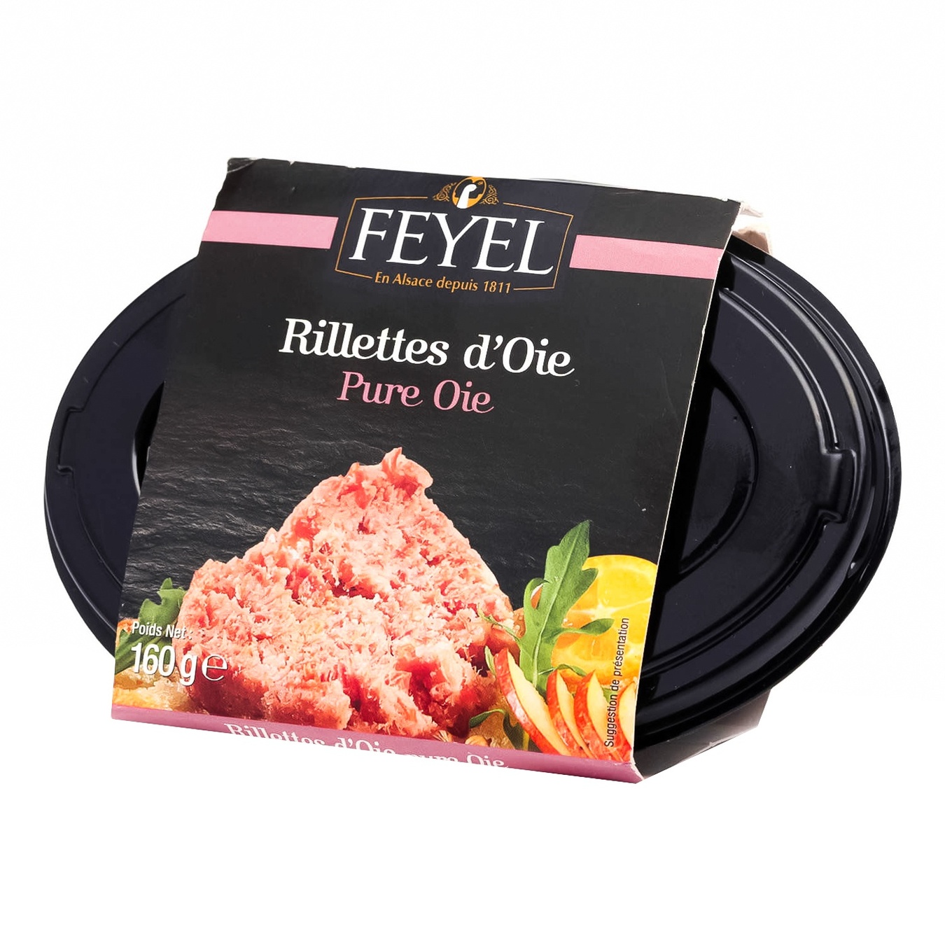 

Гусяче рілети FEYEL (100% гуски) 160 г (Франція) И1006