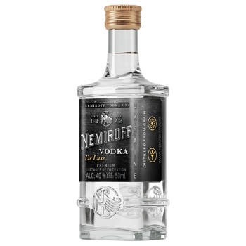 Nemiroff De Luxe vodka 40% 50ml - buy, prices for WINETIME - photo 3