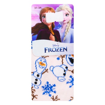 Шкарпетки дитячі Disney Frozen р.23-26 рожево-синій - купити, ціни на - фото 1