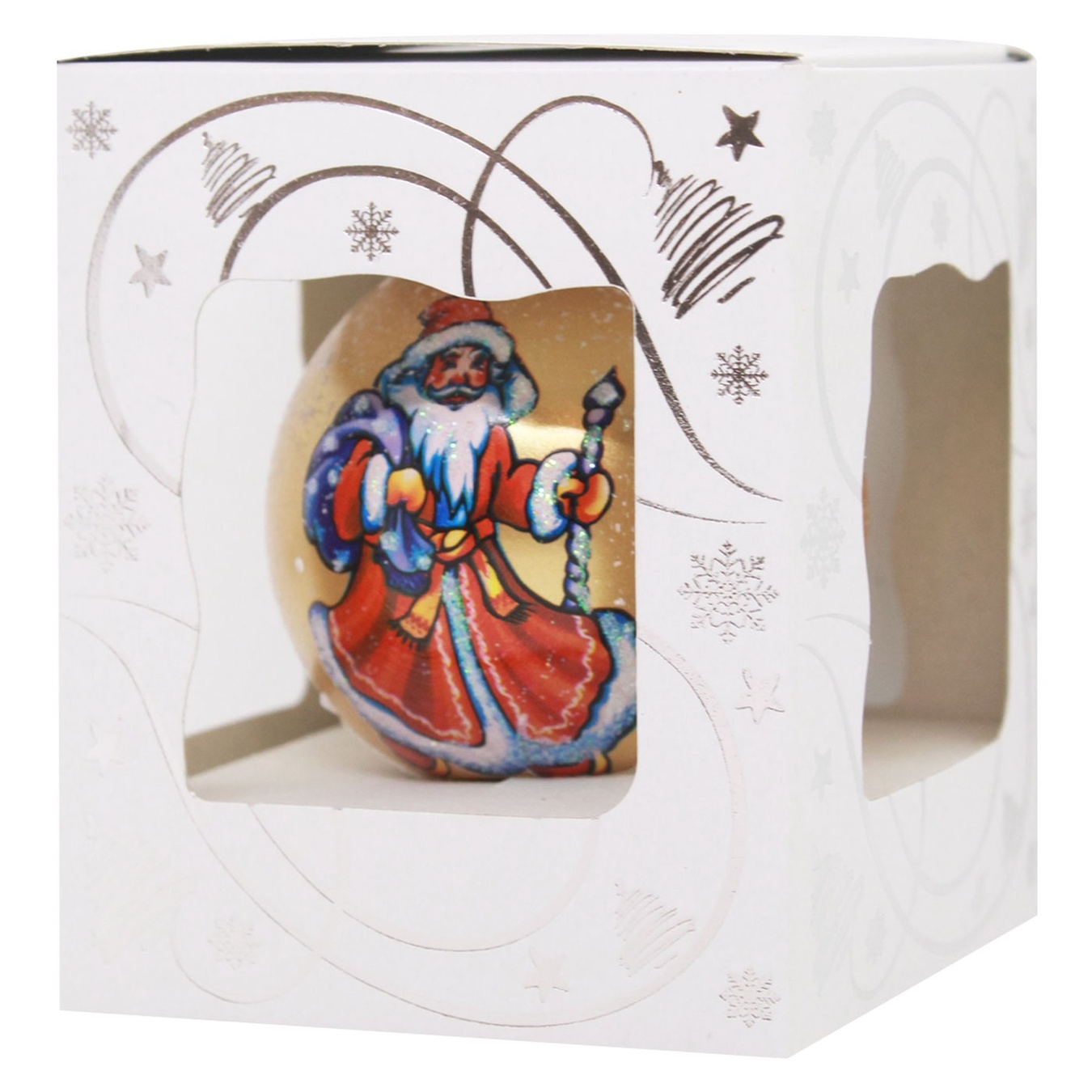 

Прикраса Куля Пейзажний малюнок 66мм