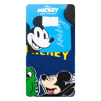 Шкарпетки дитячі Disney Mickey Mouse махрові р.31-34 - купити, ціни на Таврія В - фото 1