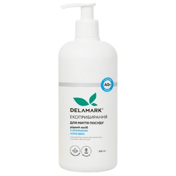 Delamark Dishwashing Liquid with Aloe Vera Flavor 500ml - buy, prices for MegaMarket - photo 1