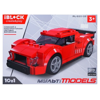 Iblock PL-920-28 Car Building Set - buy, prices for  - photo 2