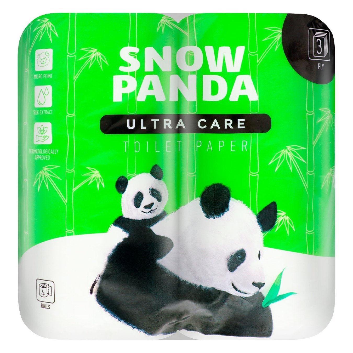 

Туалетная бумага Сніжна Панда Ultra Care 4шт