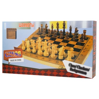 Wooden Chess Board Game 34*17cm - buy, prices for COSMOS - photo 1