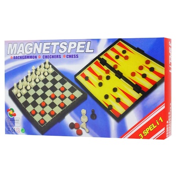 Plastic Chess with Magnet Board Game 24х12.5cm - buy, prices for COSMOS - photo 1