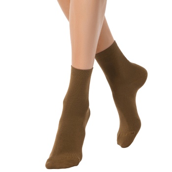 Conte Elegant Classic Chocolate Women's Socks 25s - buy, prices for Supermarket "Kharkiv" - photo 2