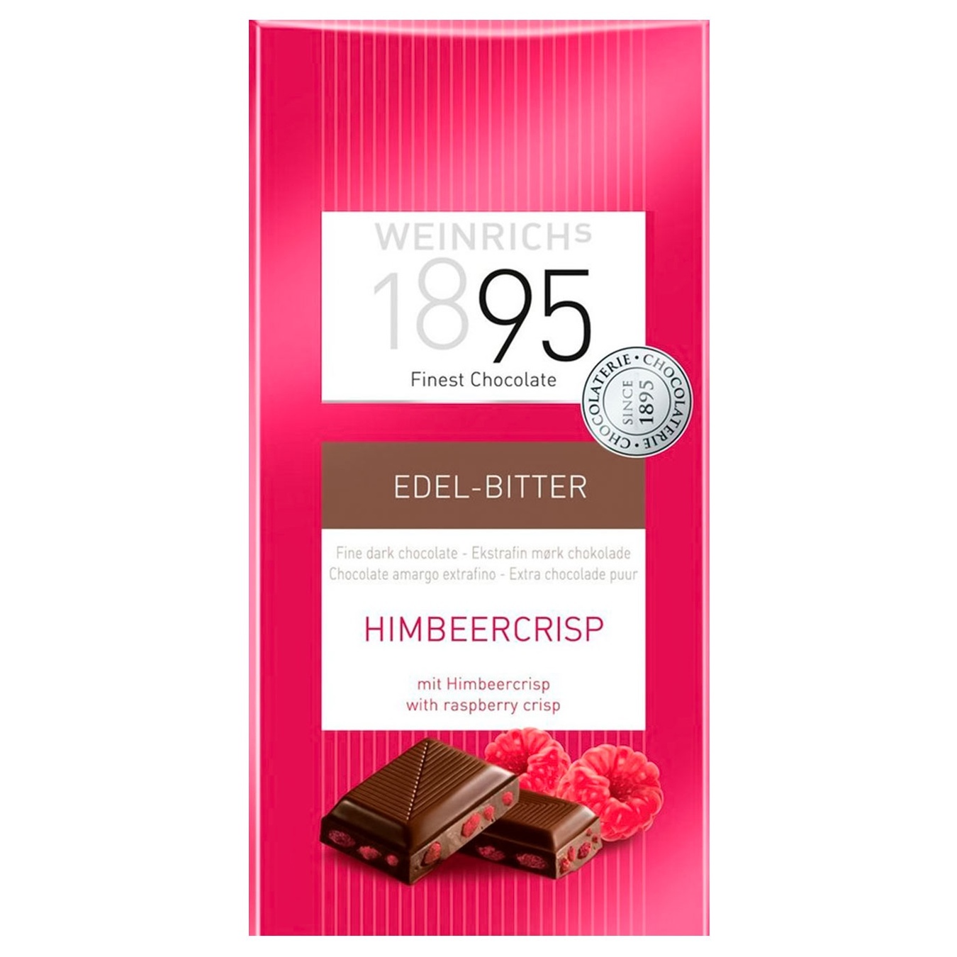 

Шоколад Weinrichs с малиной темный 100г