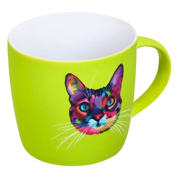 Чашка Neon Cat керамическая 0,35л