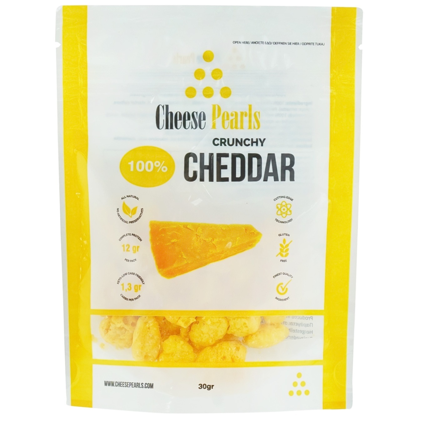 

Сырные шарики Cheese Pearls Чеддер 30г