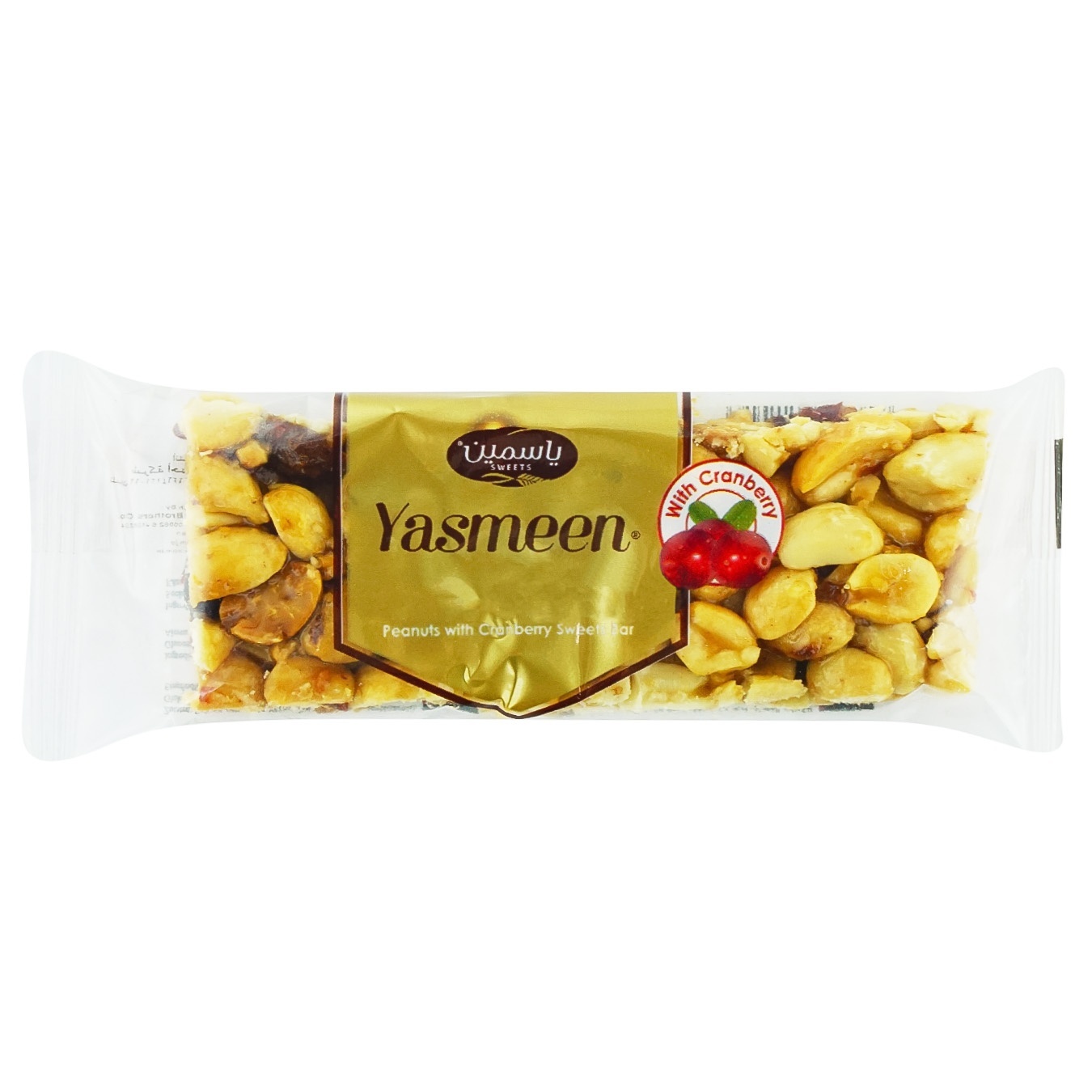 

Батончик Yasmeen арахис-клюква 35г