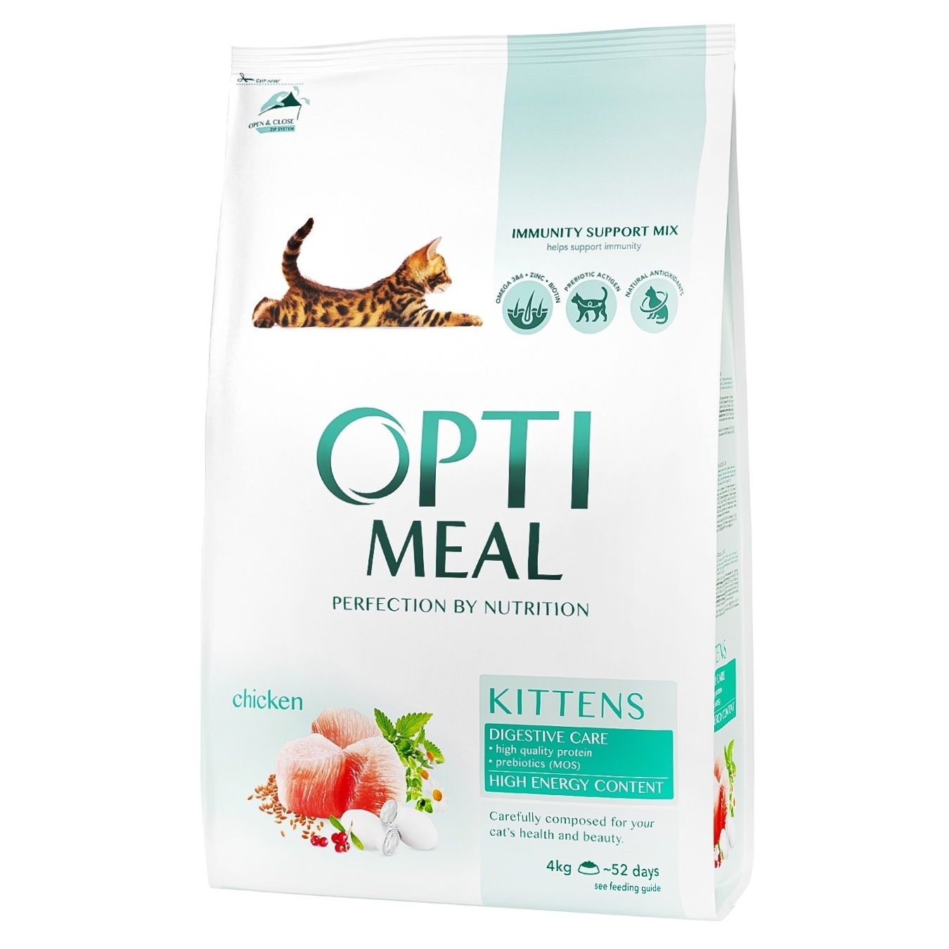 

Корм сухой Optimeal курица для котят 4кг