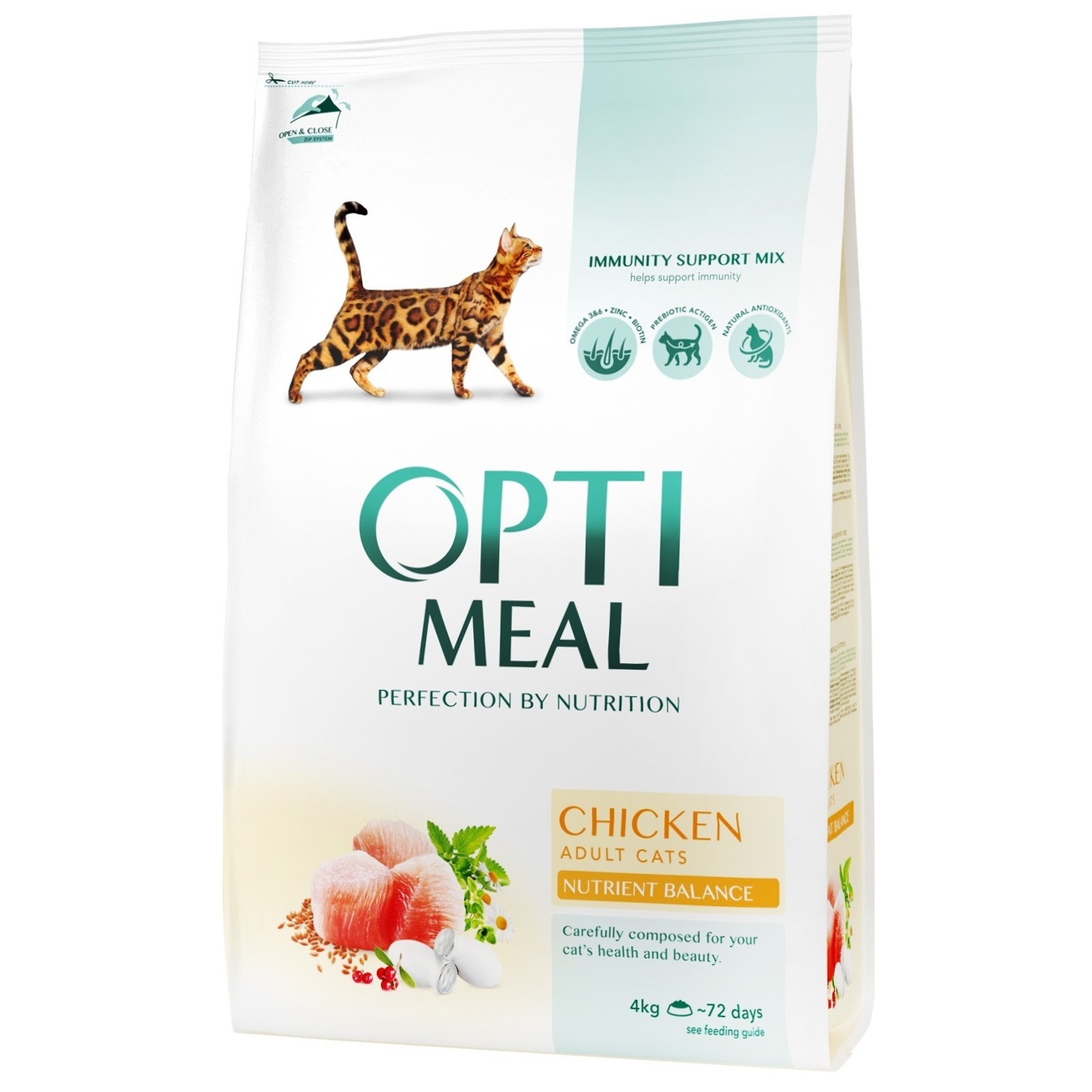 

Корм сухой Optimeal курица для котов 4кг