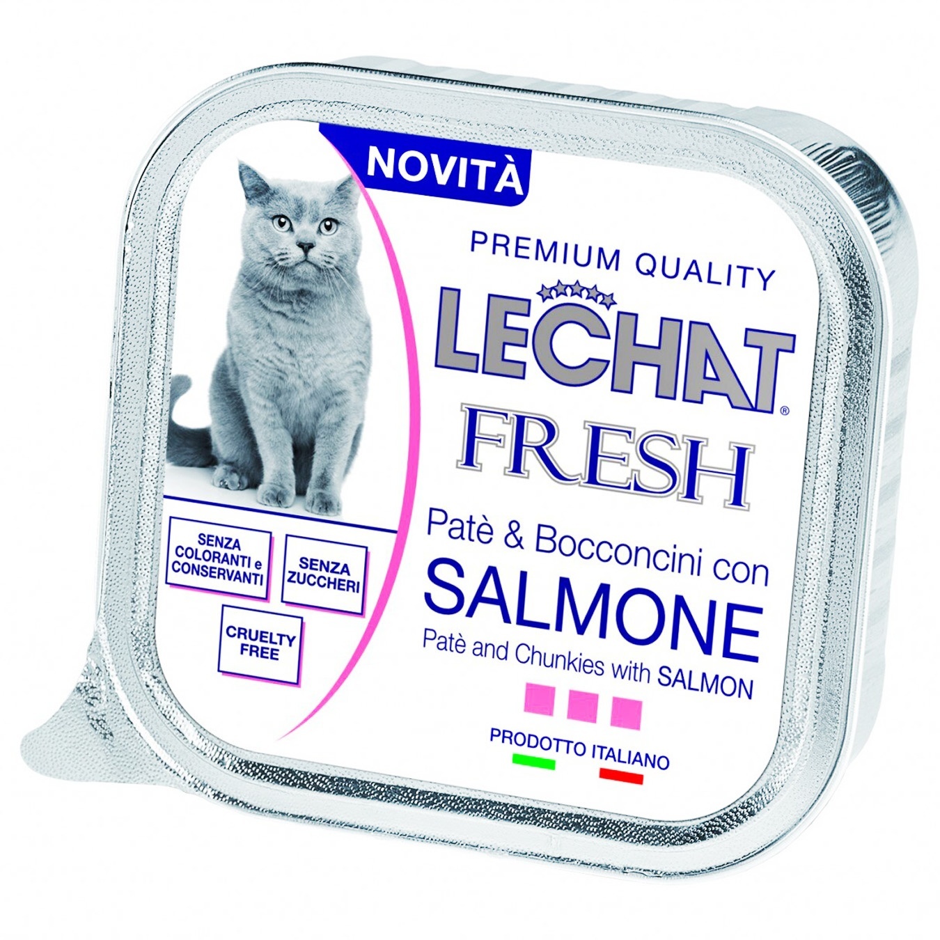 

Корм Monge Lechat Fresh лосось для кошек 100г