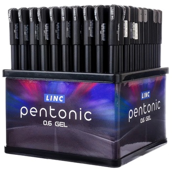 Yes Linc Pentonic Gel Black Pen 0.6mm