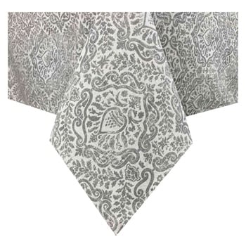 table-cloth la nuit silver 220x133cm