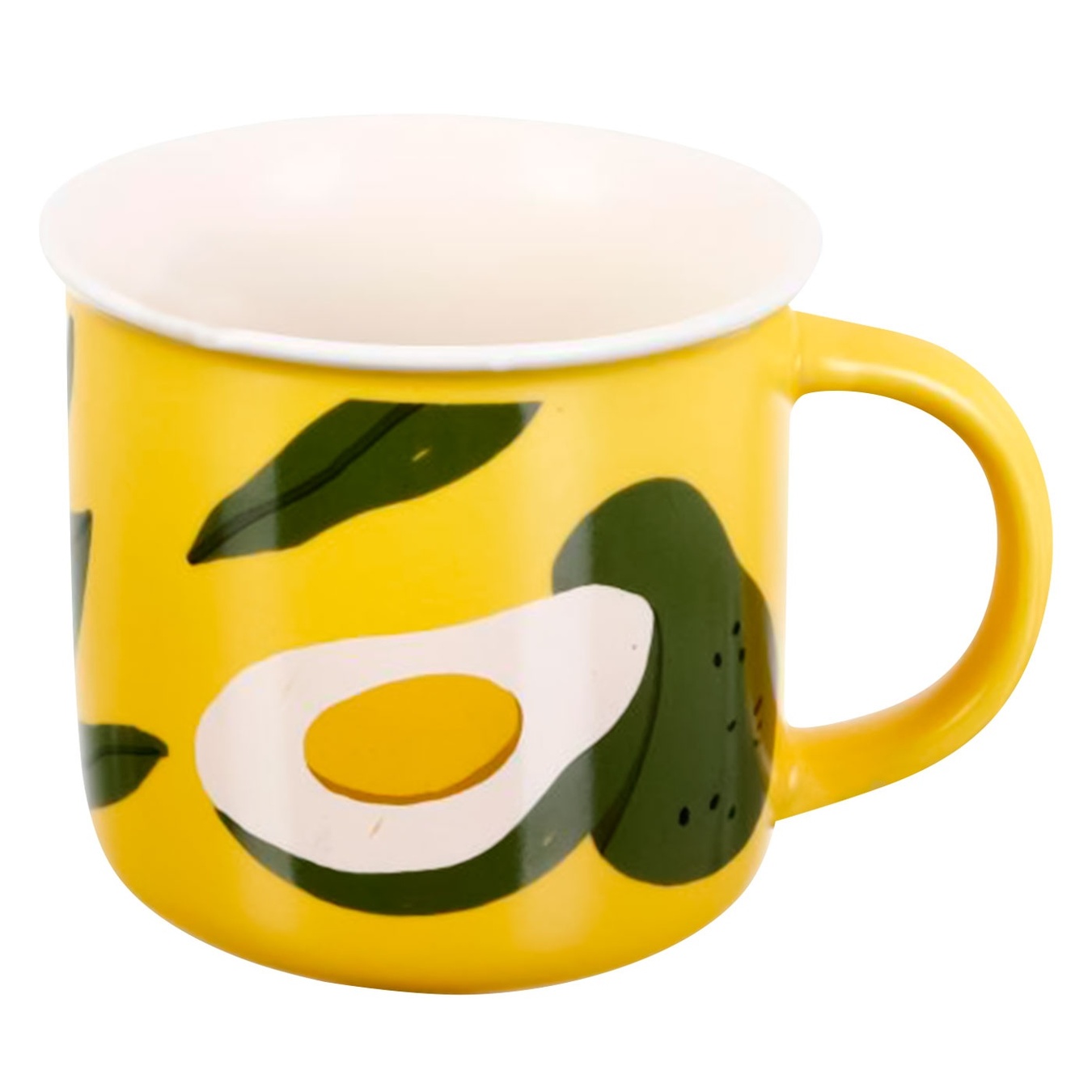 

Чашка Sunny Avocado фарфоровая 0,4л