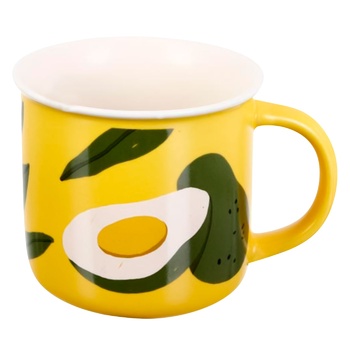 Sunny Avocado Porcelain Cup 0.4l - buy, prices for Vostorg - photo 1