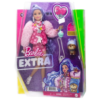 Лялька Barbie Екстра з бузковим волоссям - купити, ціни на КОСМОС - фото 1