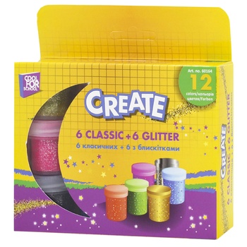 Cool for School Gouache with Sequins 12 colors - buy, prices for MegaMarket - photo 2