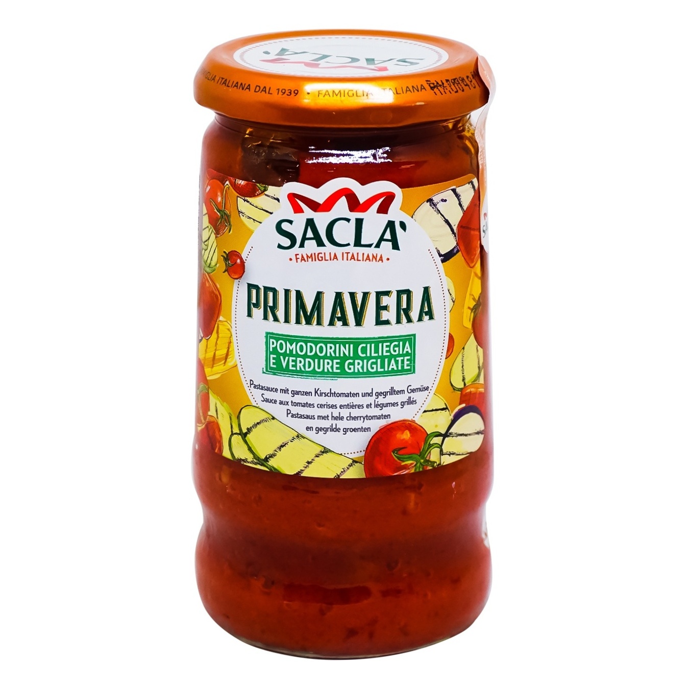 

Соус Sacla с томатами и запеченными овощами 350г