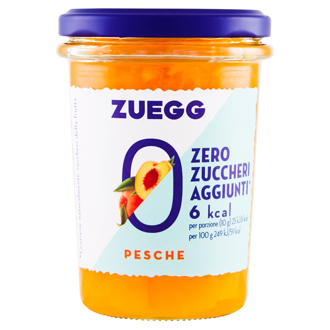 

Джем Zuegg Персиковый без сахара 220г