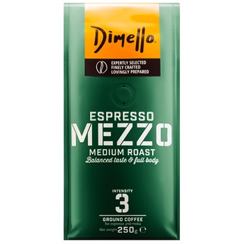 Кава Dimello Mezzo Espresso мелена 250г