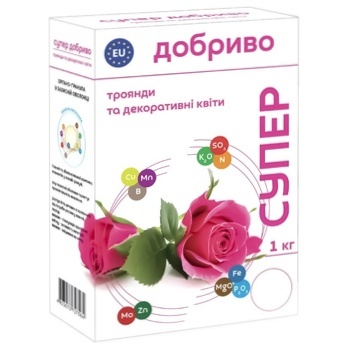 Simeynyy Sad Super Fertilizer for Roses and Decorative Flowers 1kg - buy, prices for Tavria V - photo 1