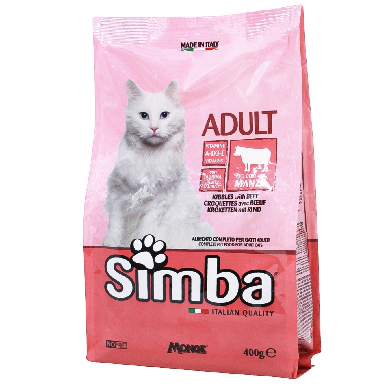 

Корм сухой Simba с говядиной для взрослых кошек 400г