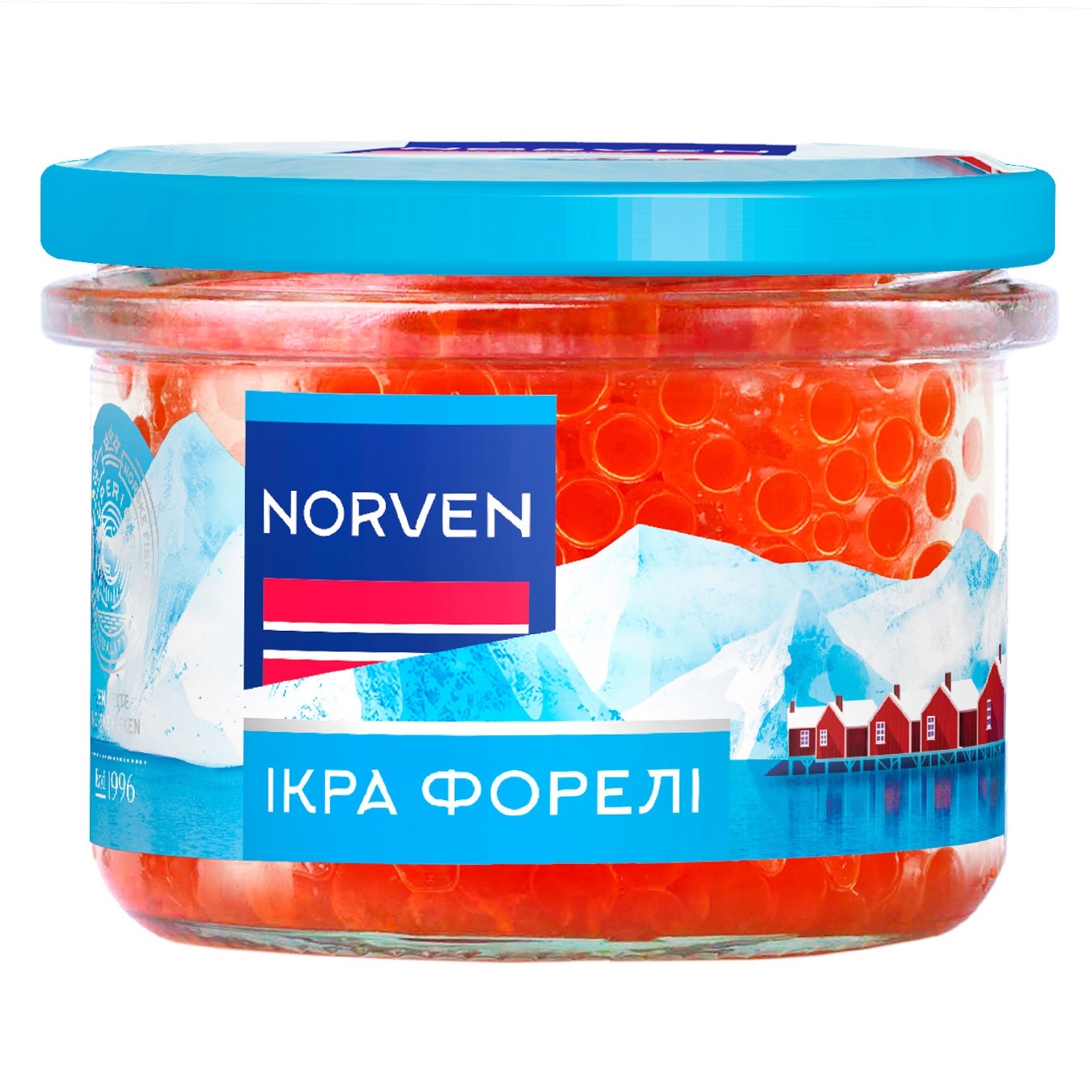 

Икра лососевая Norven форели зернистая 210г