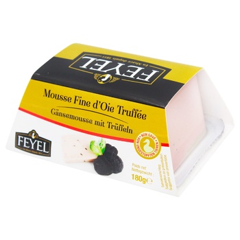 Мус гусячий Feyel з трюфелем 3% 180г - купити, ціни на КОСМОС - фото 1